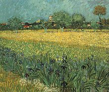 Van Gogh,"Veduta di Arles con iris",1888, Van Gogh Museum