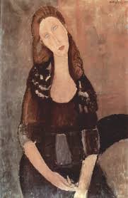 Amedeo Modigliani, "Ritratto di Jeanne Hébuterne",1918, collezione privata, Parigi.